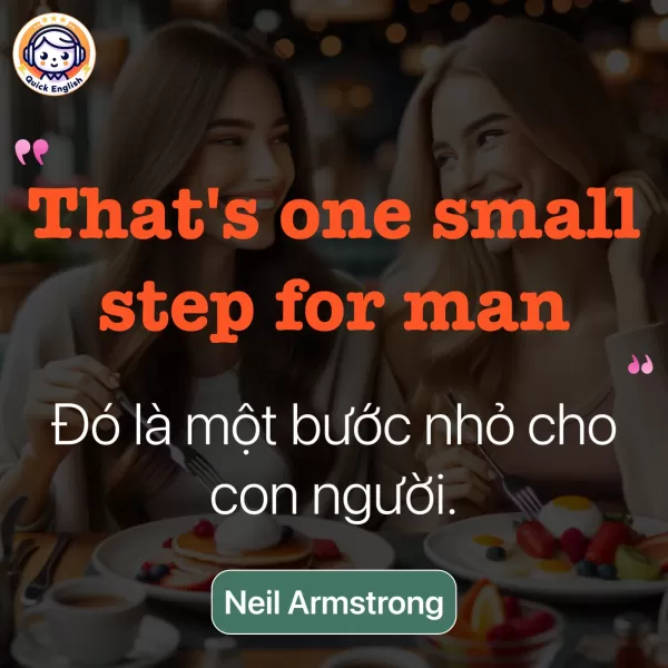 That's one small step for man.