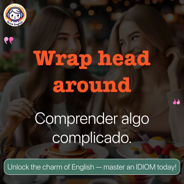 Wrap head around.