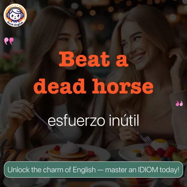 Beat a dead horse.
