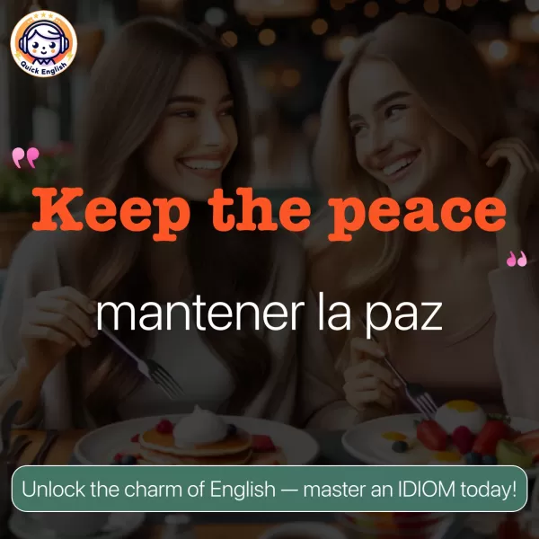 Keep the peace.