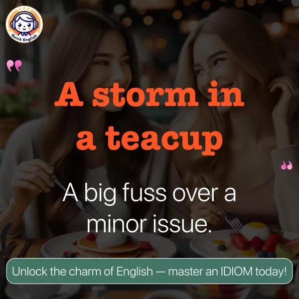 A storm in a teacup.