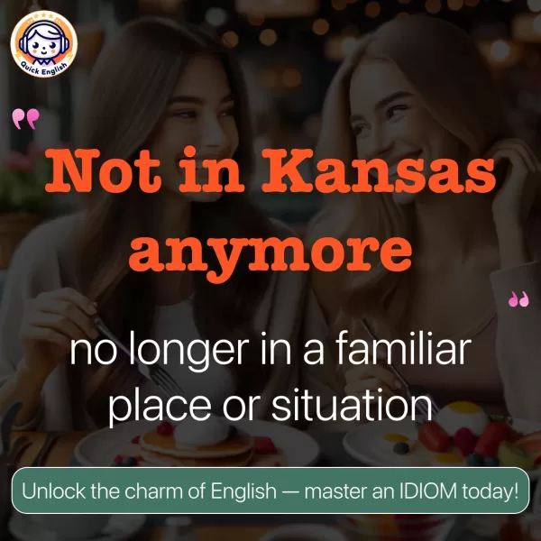 Not in Kansas anymore.